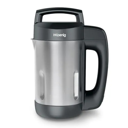 H.Koenig Beheizbarer Suppenmixer 1.1L MXC20 Inox Schwarz
