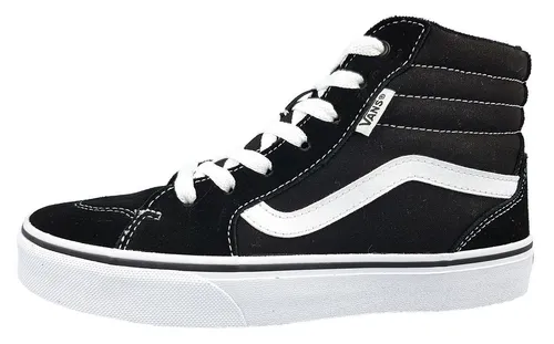 Vans Unisex Kinder Filmore Hi Sneaker - Stylische High-Top Sneaker für Kinder mit gepolstertem Knöchelbereich und Waffelsohle; ideal für jeden Look und ganztägigen Tragekomfort.