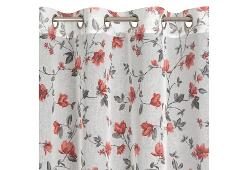 Eurofirany Gardine mit Blumenmuster