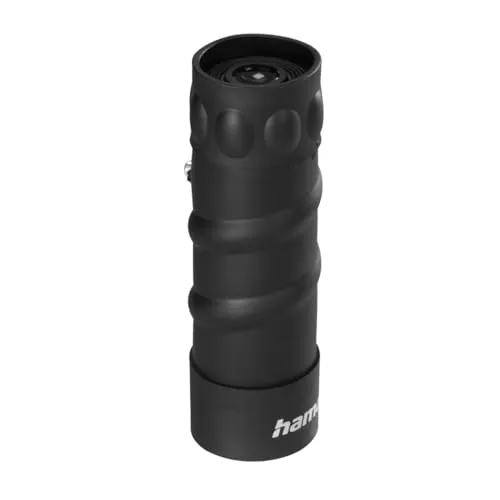 Hama 00002812 Schwarz - Kompaktes Fernglas - Ferngläser mit 10x Vergrößerung und nur 80 g Gewicht, ideal für Outdoor-Aktivitäten und Reisen.