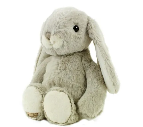 Bukowski Hase Kanini grau 25 cm - Kuscheltier - Kuscheltiere, 25 cm großer Hase aus kuschelweichem Plüsch, ideal zum Schmusen und Spielen, einzigartiges Design von Bukowski.