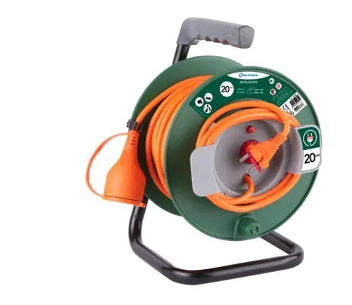 Electraline 49234 Verlängerungskabel 20m für den Garten in grün von Electraline