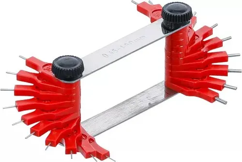 BGS-3041 Düsenlehre 0,45-1,50 mm 20-tlg.