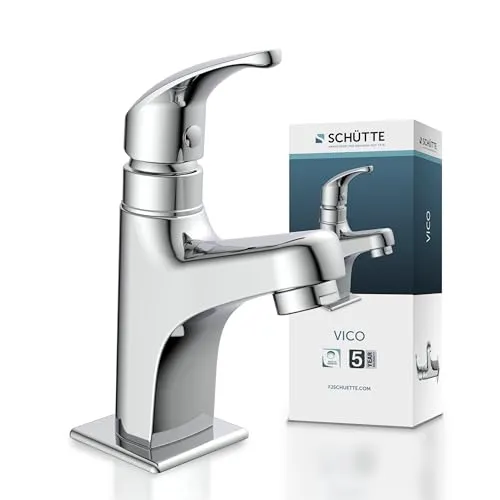 KIRCHHOFF VICO Standventil, Chrom – Elegantes Design - Fliesenschwamm mit hochwertigem Chrom-Finish, ideal für moderne Badezimmer und sorgt für eine stilvolle Wasserregulierung.
