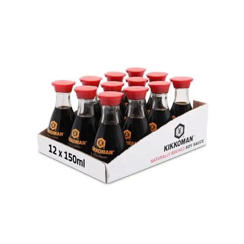KIKKOMAN Sojasoße Spender Multipack (12 x 150 ml)