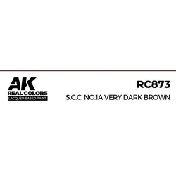 AK Real Colors S.C.C. No.1A Very Dark Brown 17 ml