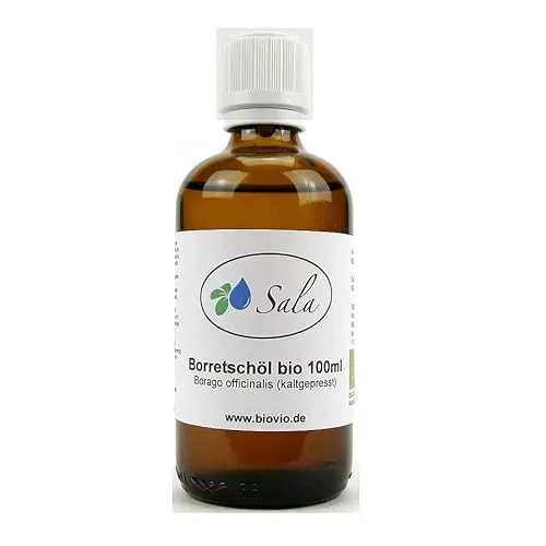 Sala Borretschöl kaltgepresst nativ BIO 100 ml Glasflasche