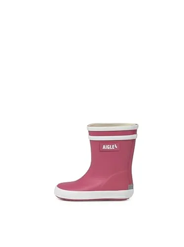 Aigle Unisex Baby FLAC 2 Gummistiefel in Rose New - Baby Stiefel für Jungen, wasserfest und ideal für nasse Tage, damit kleine Füße trocken und glücklich bleiben.