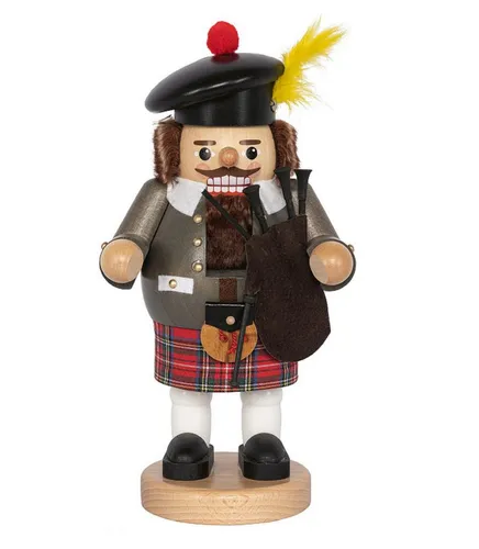 Richard Glaesser Nussknacker Schotte 29cm - Nussknacker aus dem Erzgebirge, handgefertigt aus Holz und mit liebevollen Details, ideal für Sammler und zur festlichen Dekoration.