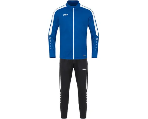 Jako Damen Trainingsanzug Polyester Power M9123 - Trainingsanzüge, nachhaltiger Damenanzug aus 100% recyceltem Polyester, dynamisches Design mit Wabenstruktur und elastischem Bund für optimalen Komfort.