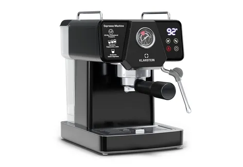 Klarstein Libeica Siebträgermaschine mit Mahlwerk – 19 Bar für perfekten Espresso - Siebträgermaschine mit 1.350 W, 1,8-l-Wassertank und Dampfdüse für cremigen Schaum. Ideal für Kaffeeliebhaber, die höchsten Genuss und einfache Bedienung schätzen.