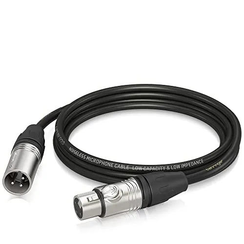 Behringer GMC-300 Gold Performance 3 m (10 ft) Mikrofonkabel mit XLR-Anschlüssen