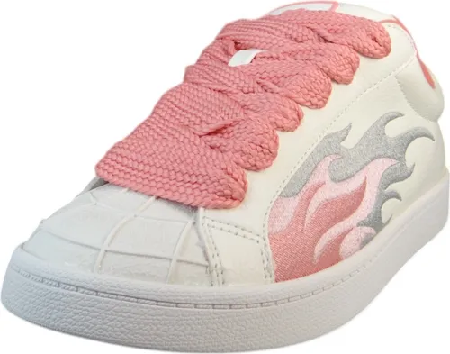 Buffalo Damen Low Sneaker Liberty Low Top 1636318 Weiß von Buffalo