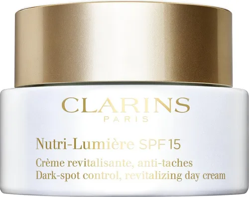 CLARINS Nutri-Lumière Toutes Peaux SPF 15 50 ml - Sonstige Gesichtspflegeartikel mit revitalisierender Wirkung, reduziert Pigmentflecken und schützt die Haut mit SPF 15 vor UV-Strahlen für ein strahlendes und jugendliches Hautbild.