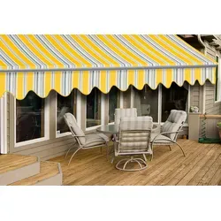 Wismar Gelenkarmmarkise 600 cm in braun von Wismar