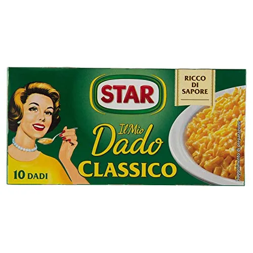 Star classico dado brodo Suppenwürfel Brühe klassisch reich an Geschmack 10 pz