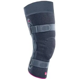 medi Genumedi pro Knieorthese | Extraweite Patella-Pelotte mit Haftband | Größe IV - Medizinische Verbrauchsmaterialien für Knie, bietet Stabilisierung und Schmerzlinderung durch innovative Patella-Pelotte und atmungsaktives Material.