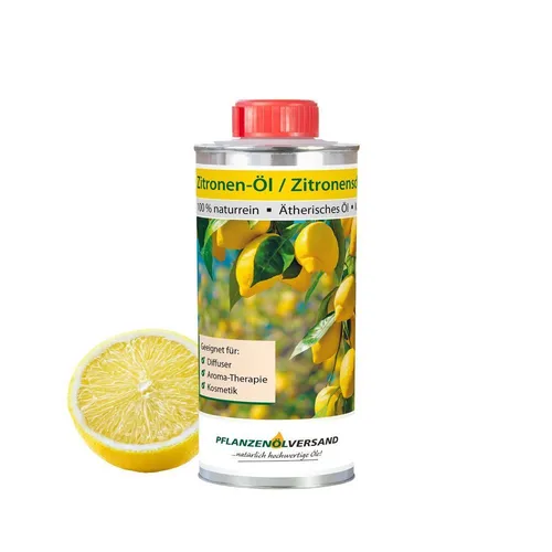 reines Zitronenöl 100% ätherisches Öl | Duftöl für Diffuser | natürlich 250 ml