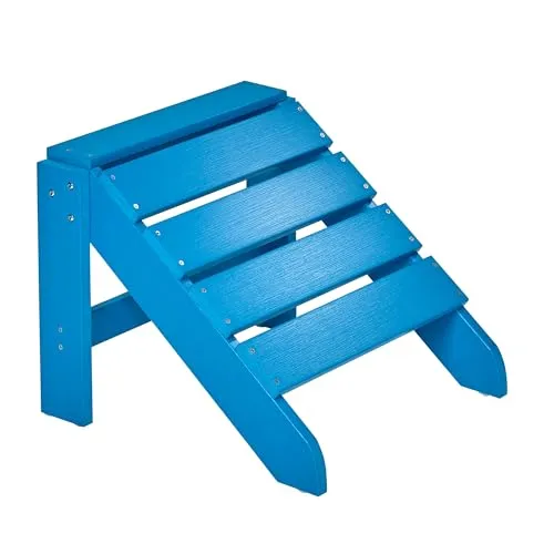 NEG Design Adirondack Fußbank MARCY in blau von NEG