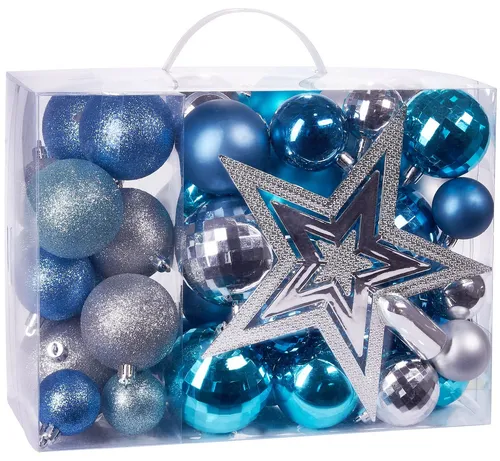 Weihnachtsbaumschmuck Blau von BRUBAKER