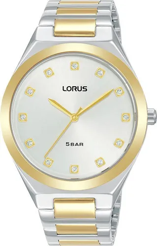 LORUS Damen Analog Quarz Uhr RG202WX9 mit Metall Armband - Elegante Armbanduhr für Damen, mit bicolor Gehäuse aus robustem Edelstahl und bis zu 5 BAR wasserdicht – ideal für stilvolle Frauen, die Funktionalität und Design schätzen.