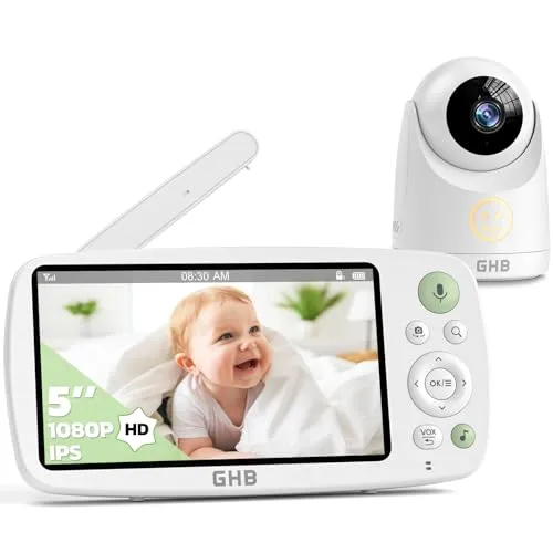 GHB Babyphone mit Kamera 5 Zoll HD 1080P