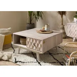 Massivmoebel24 Couchtisch MOSAYK – Mid-Century Design von Massivholzmöbel24