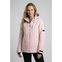 ICEPEAK Damen Jacke CATHAY - Wasserdicht und Atmungsaktiv - Funktionsjacke für Damen mit 10.000 mm Wassersäule und verschweißten Nähten. Ideal für aktive Outdoor-Abenteuer und entspannte Tage. Feste Kapuze und praktische Taschen bieten zusätzlichen Komfort.