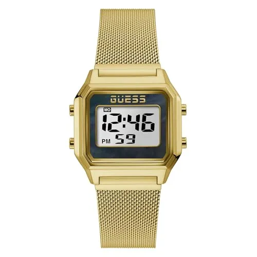 Damenuhr Guess GW0343L2 - Stilvolles Armbanduhren-Design - Damenuhr aus Edelstahl mit buntem Armband, perfekt für modebewusste Damen, die ihrem Look das gewisse Etwas verleihen möchten.