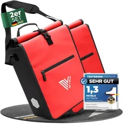 MiVelo 2in1 Fahrradtasche MAX in rot von MIVELO