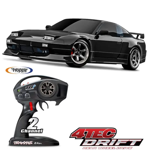 TRAXXAS 4-TEC Nissan 240SX schwarz 1/10 Drift RTR