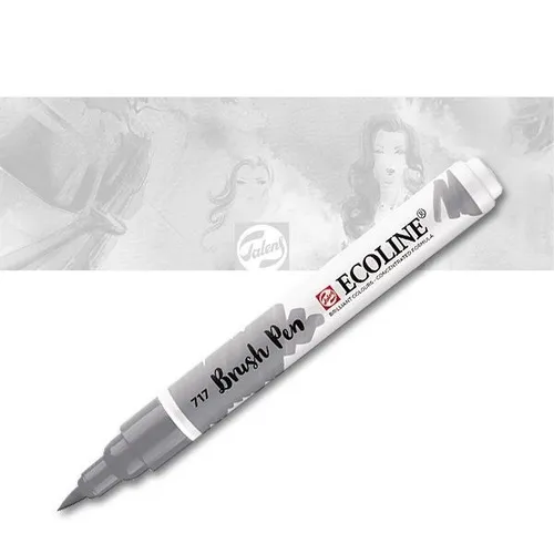 Ecoline Brushpen 717 kaltgrau Talens Pinselmarker auf Wasserbasis