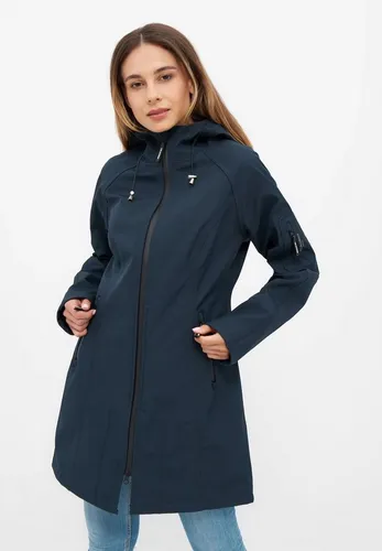 Ilse Jacobsen Damen Mantel RAIN37 - Atmungsaktiv & Schmutzabweisend - Stylischer Softshell-Mantel aus 100 % Polyester mit seitlichen Einschubtaschen und 2-Wege-Reißverschluss. Ideal für vielseitige Einsätze, schützt vor Nässe und Schmutz.