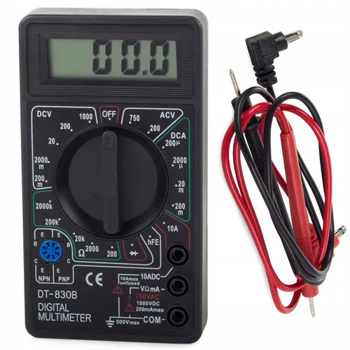 Digitaler Multimeter Stromprüfer Messgerät Voltmeter Spannungsprüfer Ampermeter