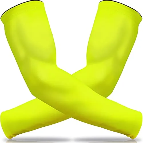 beister Flexibilität Komprimierung Arm Sleeves Herren Damen Unifarben UV-Sonnenschutz Arm Ärmel UPF 50+ Running Armlinge Tattoo Armstulpen Basketball, Fußball, Volleyball, Reiten, Gaming Armstrumpf