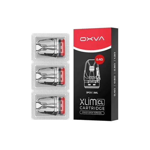 OXVA Xlim Top Fill Pod – 3 ml mit 0.4 Ω, 0.6 Ω, 0.8 Ω oder 1.2 Ω – 3 Stück