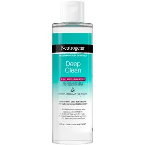 Neutrogena Deep Clean 3in1 Mizellenwasser 400 ml - Arzneimittel zur sanften Reinigung, entfernt Make-up und Unreinheiten in einem Schritt, ideal für alle Hauttypen.