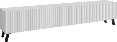 MINIO go for it, TV-Lowboard, RTV-Schrank stehend LOKET 4 Klappen, 190 cm, weiß