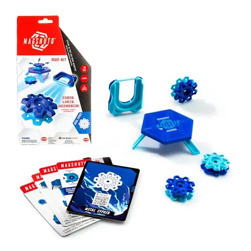 Bizak Magshuto Magkit Trainingsset, Blau, mit Launcher, mag Pods, Punkt-Herausforderungen, ab 8 Jahren (30695171-3)