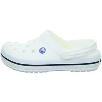 crocs Unisex-Erwachsene Crocband U Clogs - Weiß, 36/37 EU - Clogs & Pantoletten für Damen, wassertauglich und leicht, ideal für den Urlaub und sorgt für hohen Tragekomfort dank dämpfendem Croslite-Material.