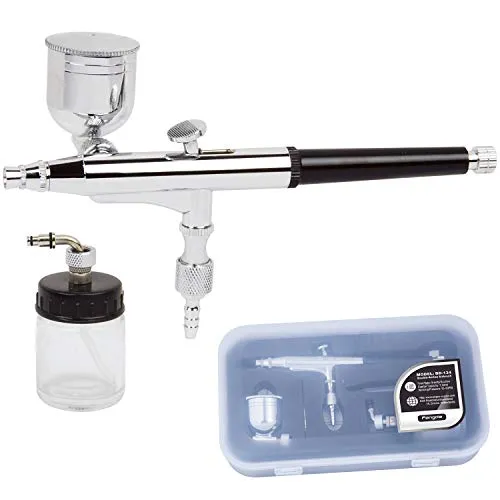 Produktbild Fengda Performance BD-134 Pro Set Mehrzweck-Airbrush mit zwei Funktionen und seitlichem Einzug und 0,30-mm-Düsensatz sowie seitlichen und Siphon-Bechern