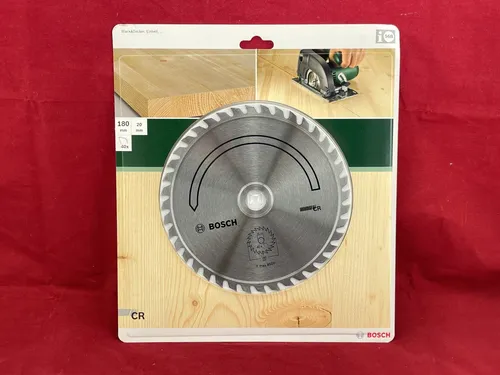 Bosch 2609256840 DIY Kreissägeblatt F-Typ Chromstahl 180 x 2 x 20mm Z40 Holz TOP