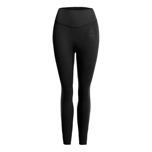 Odlo Damen Tight Active 365 - Lauftight Schwarz XL - Laufhosen für Damen, ideal für jedes Wetter, mit 86% Polyamid für optimalen Tragekomfort und Flexibilität beim Laufen.