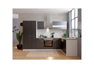 Respekta Winkelküche KBL310WGCGKEG 310 cm in grau von Respekta