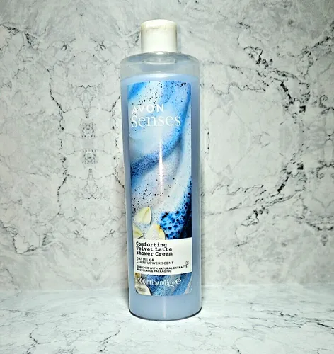 Avon Senses COMFORTING VELVET LATTE Duschcreme Duschgel Hafermilch Kornblume