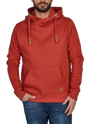 riverso Hoodie Herren Regular Fit RIVNiklas - Kapuzenpullover mit Kängurutasche - Kapuzenpullover für Herren im lässigen Regular Fit. Aus hochwertigem Baumwoll-Mischgewebe, pflegeleicht und ideal für jede Jahreszeit. Mit praktischer Kängurutasche und verstellbarer Kapuze.