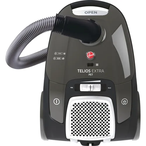 Hoover Telios Extra Lite TXL20PET011 - Leiser 700 W Staubsauger - Bodenstaubsauger mit 700 W Leistung, besonders leise und ideal für die Reinigung aller Oberflächen, inklusive Parkettbürste und Teleskoprohr.