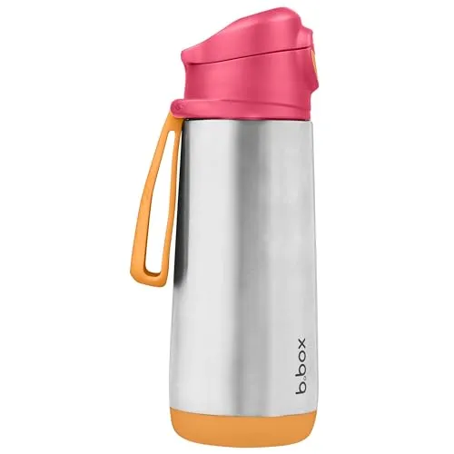 b.box Isolierte Schnabel Wasser Trinkflasche für Kinder | Kippen und Trinken | Hält Getränke bis zu 15 h Kalt und 8 h Warm | 500 ml