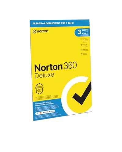Norton 360 Deluxe 2025 | 3 Geräte | 1 Jahr