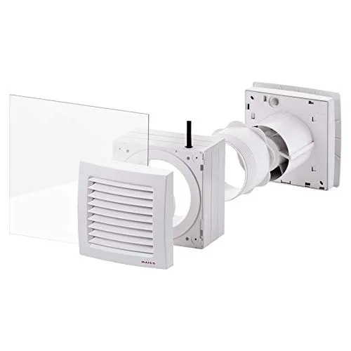 Maico Fenstereinbausatz FE 100/1 SG mit fester Außenklappe - Heizen & Kühlen - Ideal für effiziente Belüftung, sorgt für frische Luft und ist einfach zu installieren.